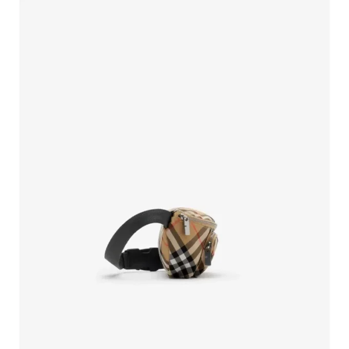 Riñonera con estampado de cuadros pequeños