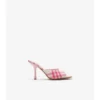 Sandalias altas Mews con estampado de cuadros Sandalias altas Mews con estampado de cuadros