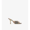 Sandalias altas Mews con estampado de cuadros Sandalias altas Mews con estampado de cuadros
