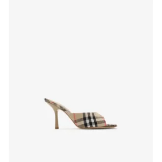 Sandalias altas Mews con estampado de cuadros 