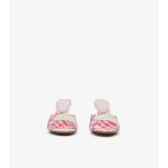 Sandalias altas Mews con estampado de cuadros 