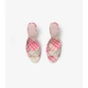 Sandalias altas Mews con estampado de cuadros Sandalias altas Mews con estampado de cuadros