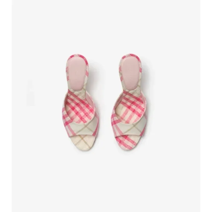 Sandalias altas Mews con estampado de cuadros Sandalias altas Mews con estampado de cuadros