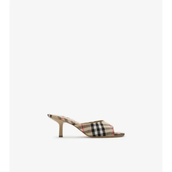 Sandalias bajas Check Mews Sandalias bajas Check Mews