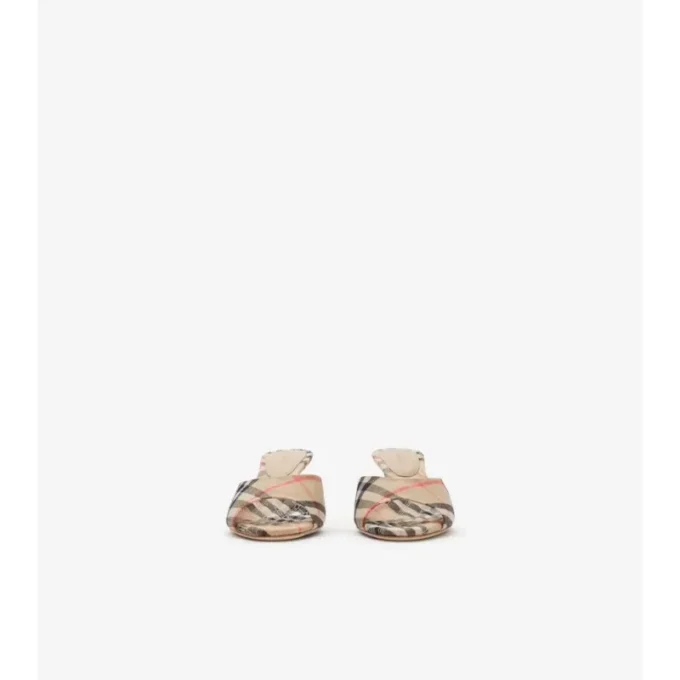 Sandalias bajas Check Mews Sandalias bajas Check Mews