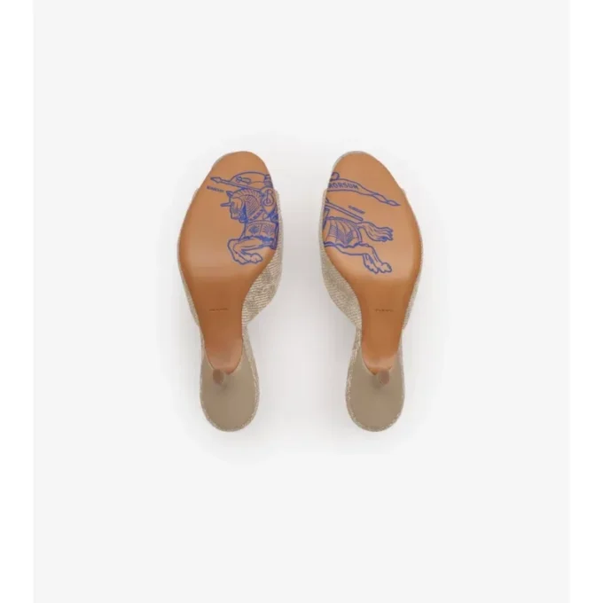 Sandalias bajas Check Mews Sandalias bajas Check Mews