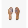 Sandalias de cuero con sello del caballero Sandalias de cuero con sello del caballero