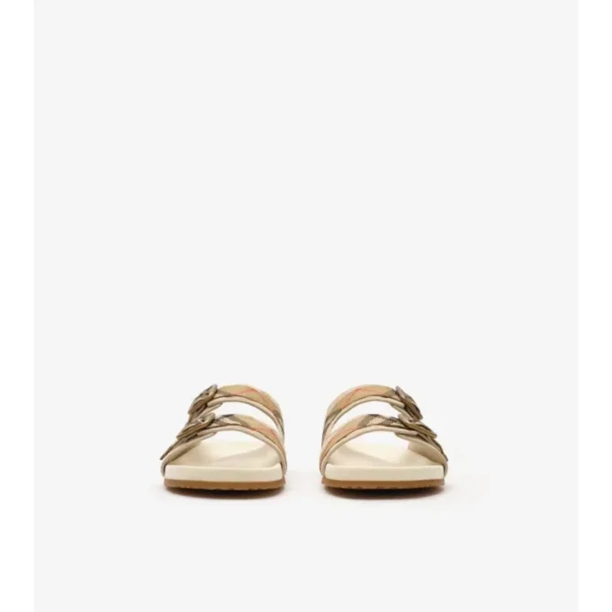 Sandalias Urchin de ante con estampado de cuadros