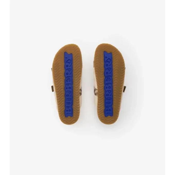 Sandalias Urchin de ante con estampado de cuadros