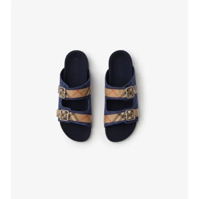 Sandalias Urchin de Denim a cuadros