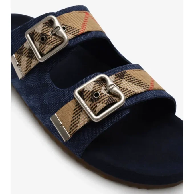 Sandalias Urchin de Denim a cuadros