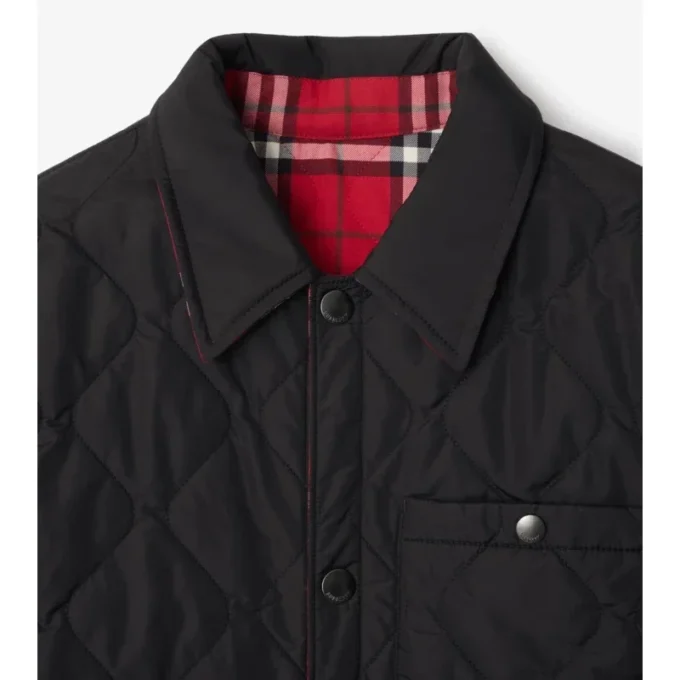 Sobrecamiseta reversible de nailon acolchado Sobrecamiseta reversible de nailon acolchado