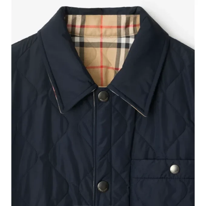 Sobrecamiseta reversible de nailon acolchado Sobrecamiseta reversible de nailon acolchado