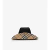 Sombrero de gabardina con ala a cuadros Sombrero de gabardina con ala a cuadros