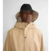 Sombrero de gabardina con ala a cuadros Sombrero de gabardina con ala a cuadros