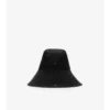 Sombrero de gabardina con ala a cuadros Sombrero de gabardina con ala a cuadros