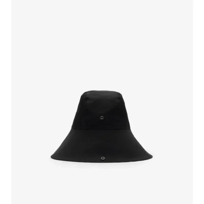 Sombrero de gabardina con ala a cuadros Sombrero de gabardina con ala a cuadros