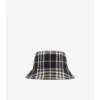 Sombrero de pescador de algodón con estampado de cuadros Sombrero de pescador de algodón con estampado de cuadros