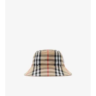 Sombrero de pescador reversible de algodón