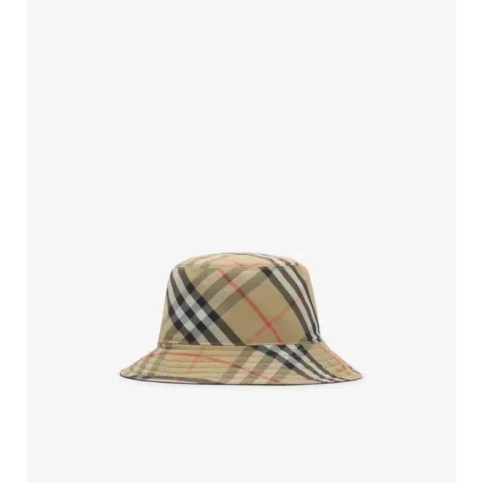 Sombrero de pescador reversible de nailon con estampado Knight Sombrero de pescador reversible de nailon con estampado Knight