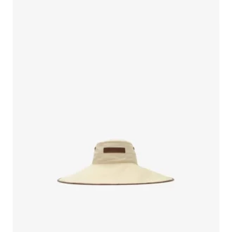 Sombrero de sol de Gabardine con logotipo