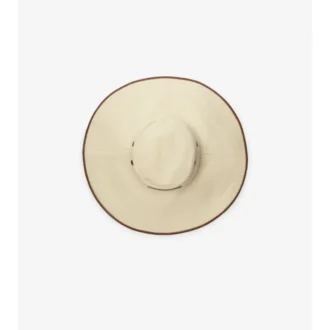 Sombrero de sol de Gabardine con logotipo