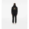 Sudadera con capucha de algodón con el sello del caballero Sudadera con capucha de algodón con el sello del caballero