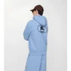 Sudadera con capucha de algodón con el sello del caballero Sudadera con capucha de algodón con el sello del caballero
