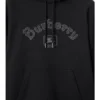 Sudadera con capucha de algodón con logotipo gótico Sudadera con capucha de algodón con logotipo gótico