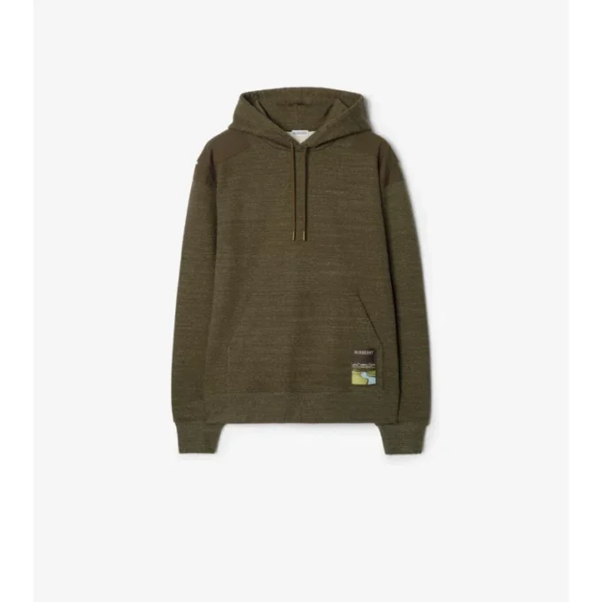 Sudadera con capucha de algodón Landscape Label Sudadera con capucha de algodón Landscape Label