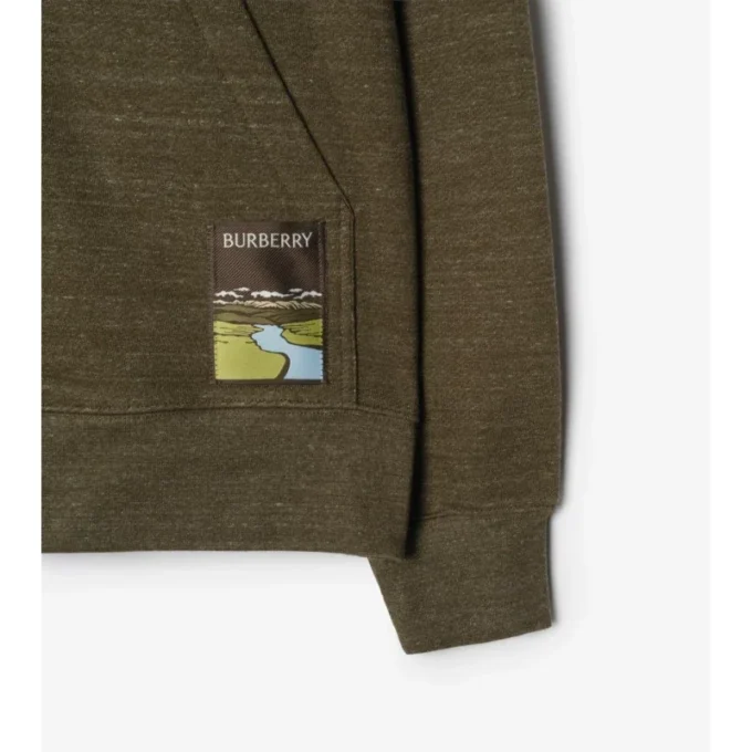 Sudadera con capucha de algodón Landscape Label Sudadera con capucha de algodón Landscape Label