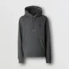 Sudadera con capucha de mezcla de algodón EKD bordada