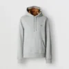 Sudadera con capucha de mezcla de algodón EKD bordada