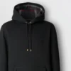 Sudadera con capucha de mezcla de algodón EKD bordada