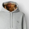 Sudadera con capucha de mezcla de algodón EKD bordada