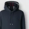 Sudadera con capucha de mezcla de algodón EKD bordada