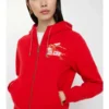 Sudadera con capucha y cremallera de algodón Sudadera con capucha y cremallera de algodón