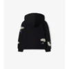 Sudadera con capucha y cremallera de algodón con el logotipo del paraguas Sudadera con capucha y cremallera de algodón con el logotipo del paraguas