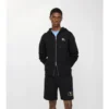 Sudadera con capucha y cremallera de algodón con estampado de caballero a cuadros Sudadera con capucha y cremallera de algodón con estampado de caballero a cuadros