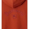 Sudadera con capucha y cremallera de algodón con logotipo gótico Sudadera con capucha y cremallera de algodón con logotipo gótico