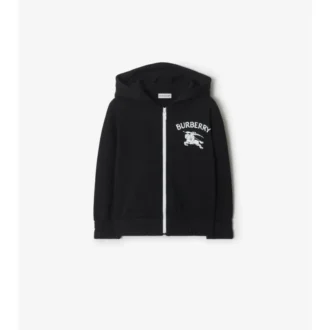 Sudadera con capucha y cremallera de algodón EKD