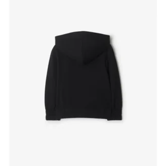 Sudadera con capucha y cremallera de algodón EKD