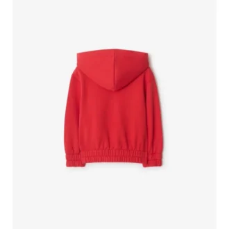 Sudadera con capucha y cremallera de algodón EKD