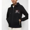 Sudadera con capucha y cremallera de algodón EKD Sudadera con capucha y cremallera de algodón EKD