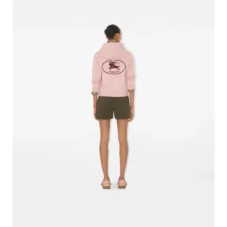Sudadera con capucha y cremallera de algodón Knight Stamp