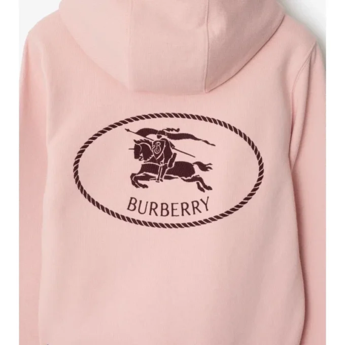 Sudadera con capucha y cremallera de algodón Knight Stamp Sudadera con capucha y cremallera de algodón Knight Stamp