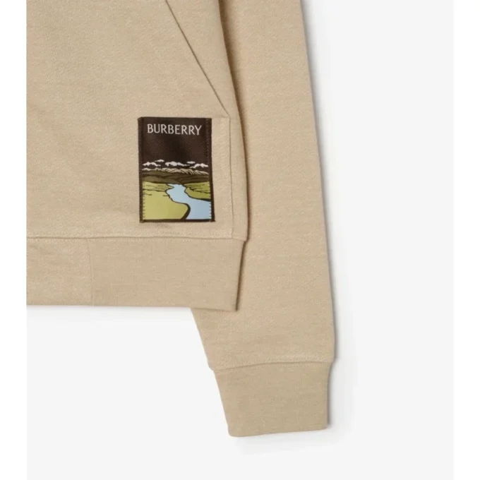 Sudadera con capucha y cremallera de algodón Landscape Label Sudadera con capucha y cremallera de algodón Landscape Label