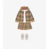 Sudadera con capucha y cremallera de lana a cuadros Sudadera con capucha y cremallera de lana a cuadros