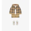 Sudadera con capucha y cremallera de lana a cuadros Sudadera con capucha y cremallera de lana a cuadros