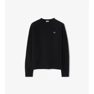 Sudadera de algodón con estampado de caballero